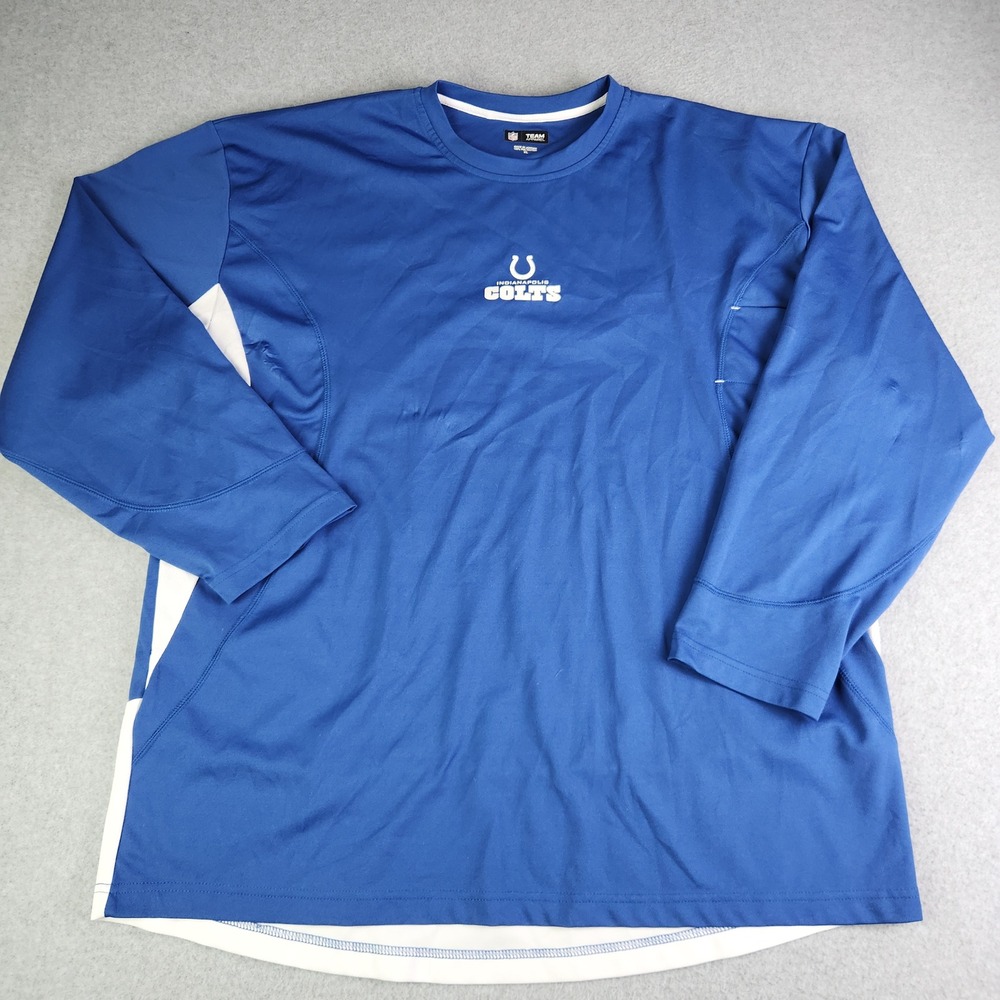 Indianapolis Colts‎ Shirt Mens XL Blue White Team Apparel NFL Football Sports